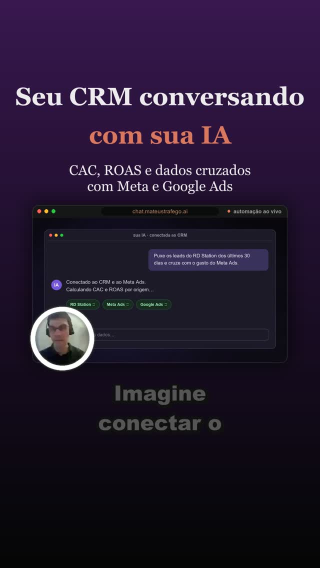 Seu CRM conversando com sua IA